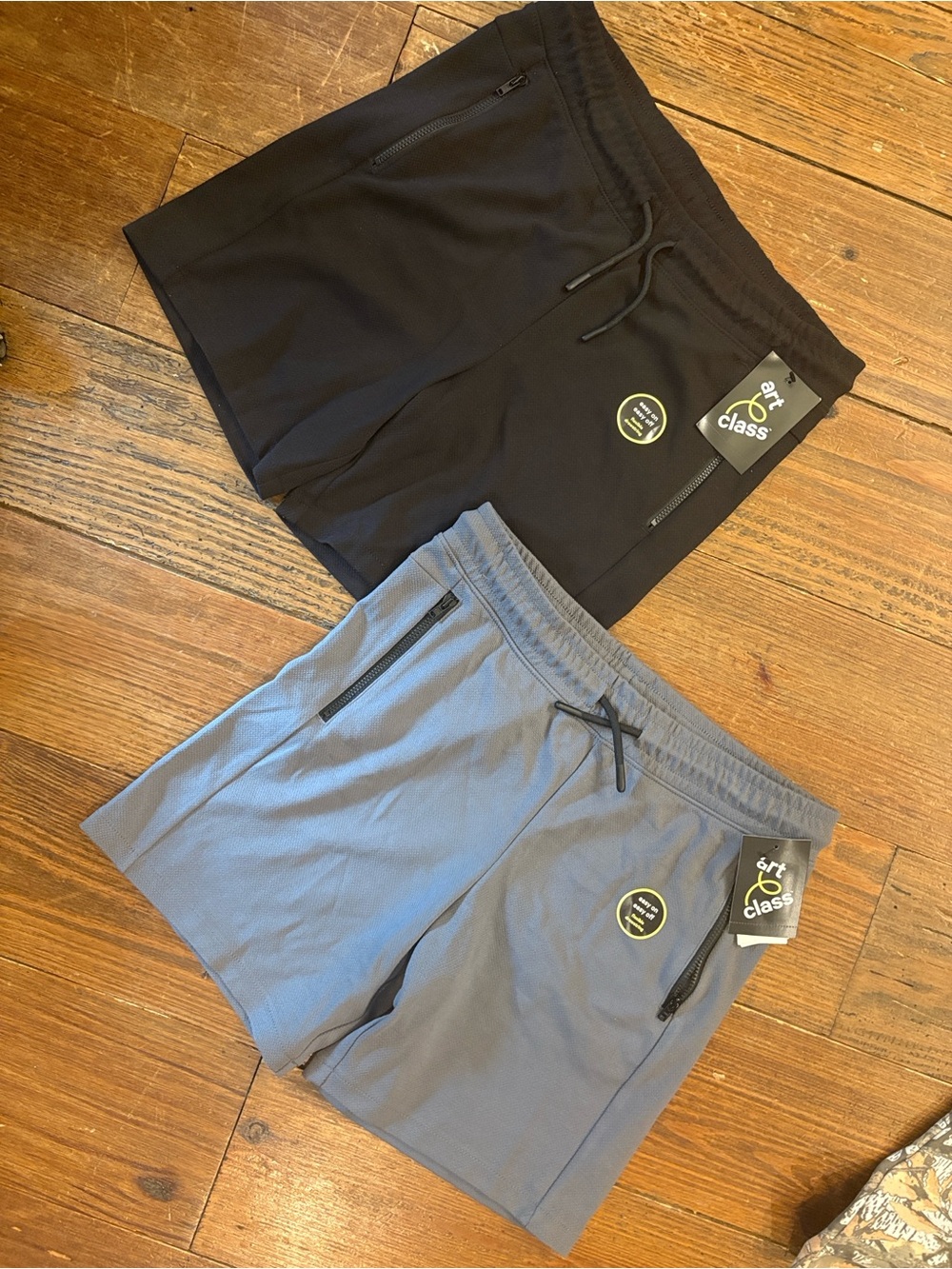 Target art class Kids Athletic Shorts in Black and Gray